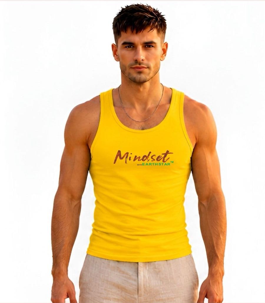 Men's Cotton Tank Top | Sleeveless Gym Vest | Vest for Man Graphic Logo Print for Workout, Beach | Workout Sando | Gym Tshirts-image-25