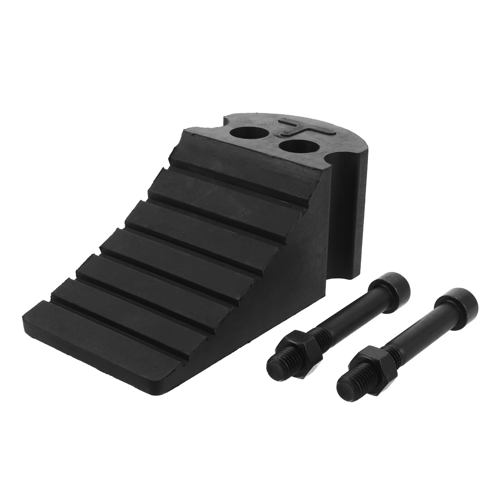 Alipis Calzos de Goma para Ruedas de Coche Antideslizantes Bloque de Rueda Triangular Resistente Tope de Aparcamiento para Vehículos Remolques y Autocaravanas Paquete de 20 Unidades