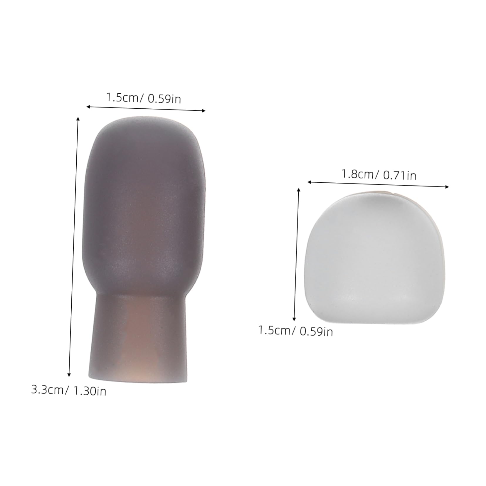 GALPADA 4pcs Drumstick Mute Replacements Protective Covers Drumsticks Silent Practice Tips Noise-cancelling Silicone Drum Mute Tips for Quiet Practice