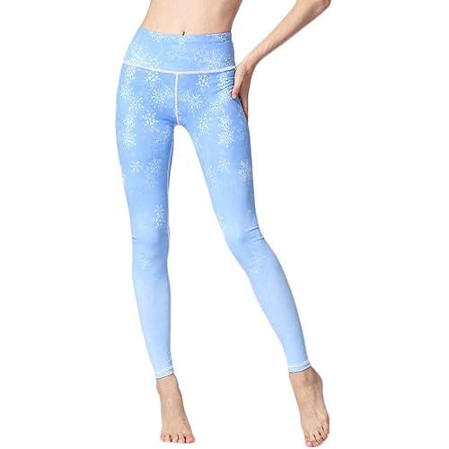 Womens High Waist Yoga Pants Tummy Control Workout Running Yoga Leggings