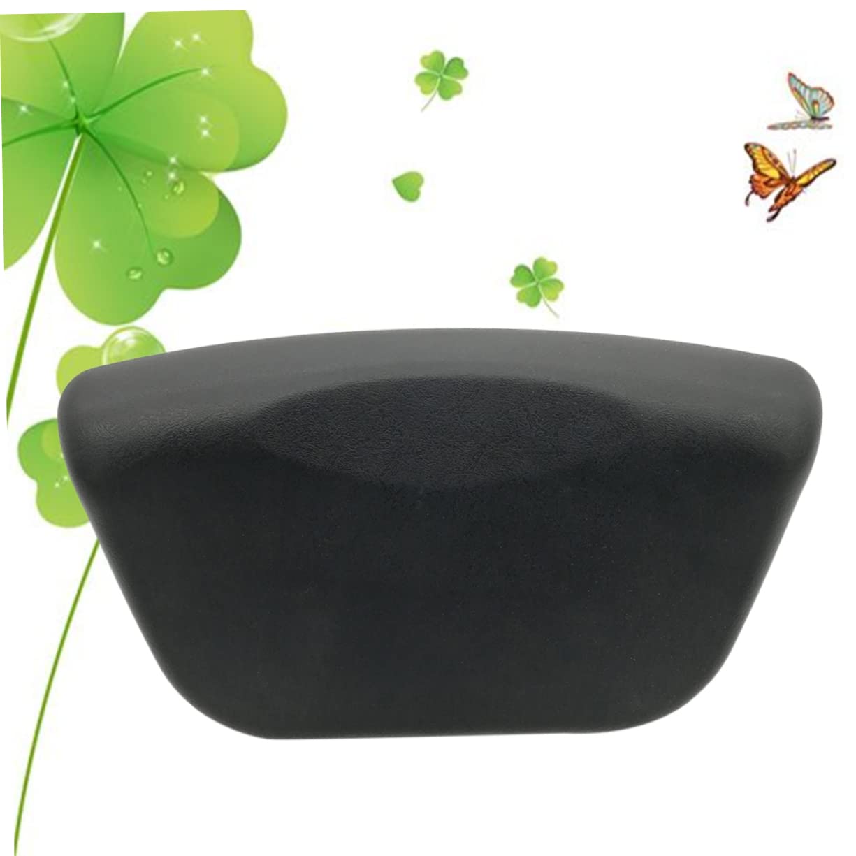 SHERCHPRY 2 Pezzi Cuscino Bagno Ergonomico PU con Ventose Antiscivolo per e Spalle per Relax Totale