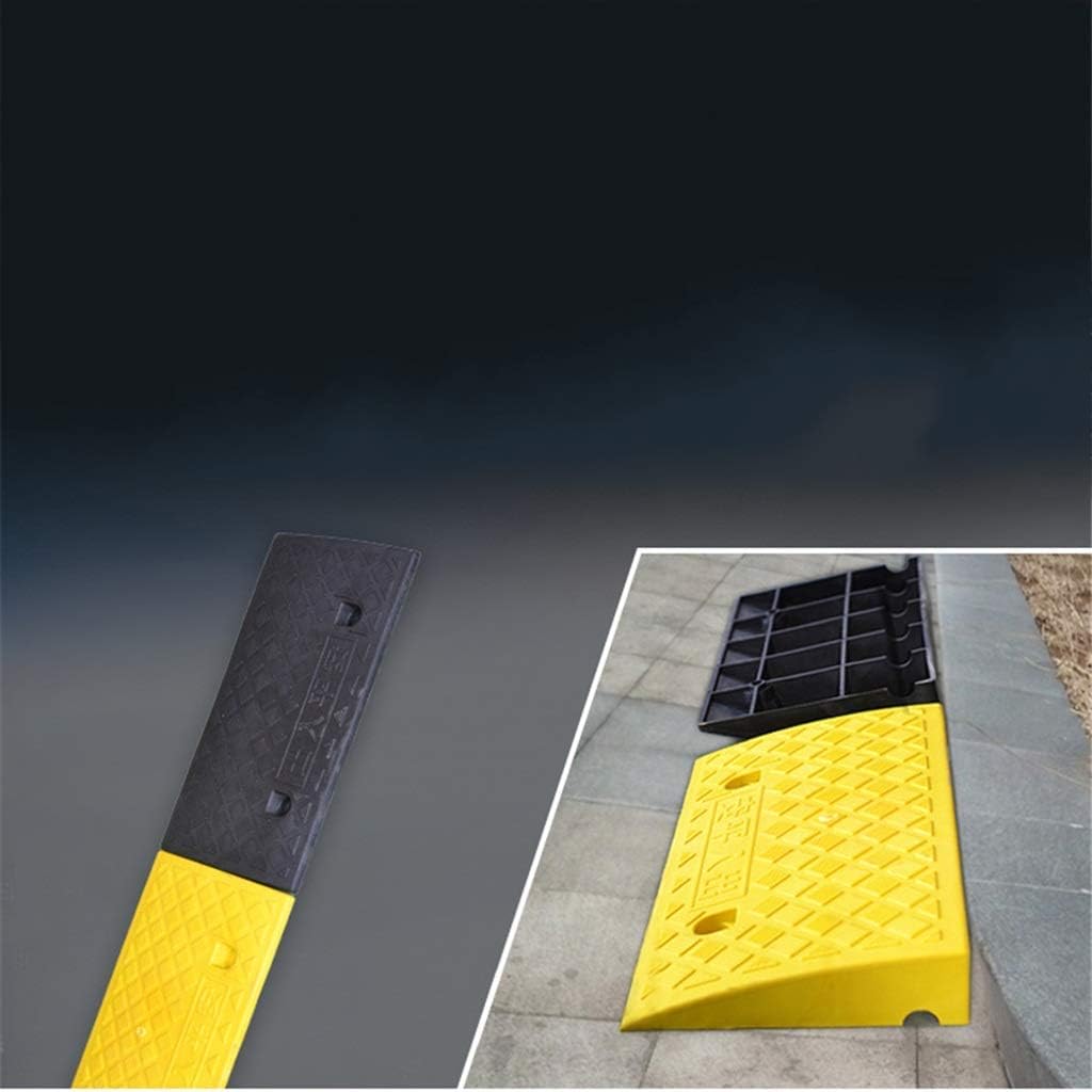 XLTFZY Ramps Uphill Pads Auxiliary Uphill Speed Bumps Steps Disabled Wheelchair Ramps, Yellow Ramps - Plastic Material - Factory's Warehouse Ramps for Threshold - 11 Sizes,Yellow,503317Cm : Health & Household