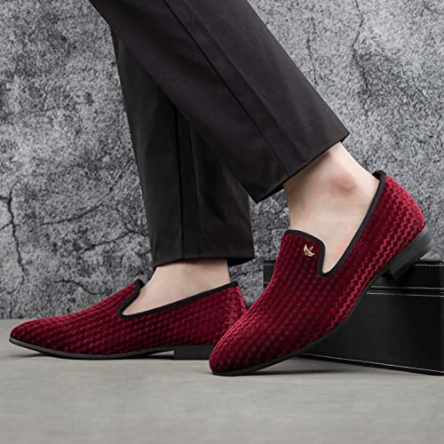 Image of JITAI Men's Dress Shoes - Casual Rubber & Leather Loafers for Men - Fashion Business Formal Wear