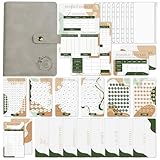 BIROYAL Geld Sparen Challenge Buch mit 6 Sparchallenge - A6 Budget Planner Deutsch - Spar Challenge Budgetplaner mit 7 BudgetSheet, 7 Kategorien, 8 Hüllen, 1 Budgetübersicht & Bargeld Tracker