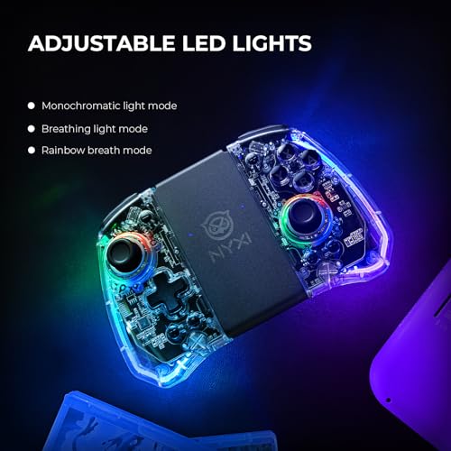 Image of NYXI Hyperion Pro Wireless Controller for Switch /Switch OLED, Hyperion switch controller with Hall Effect Joystick, Programmable, 6-Axis Gyro, Turbo, Vibration