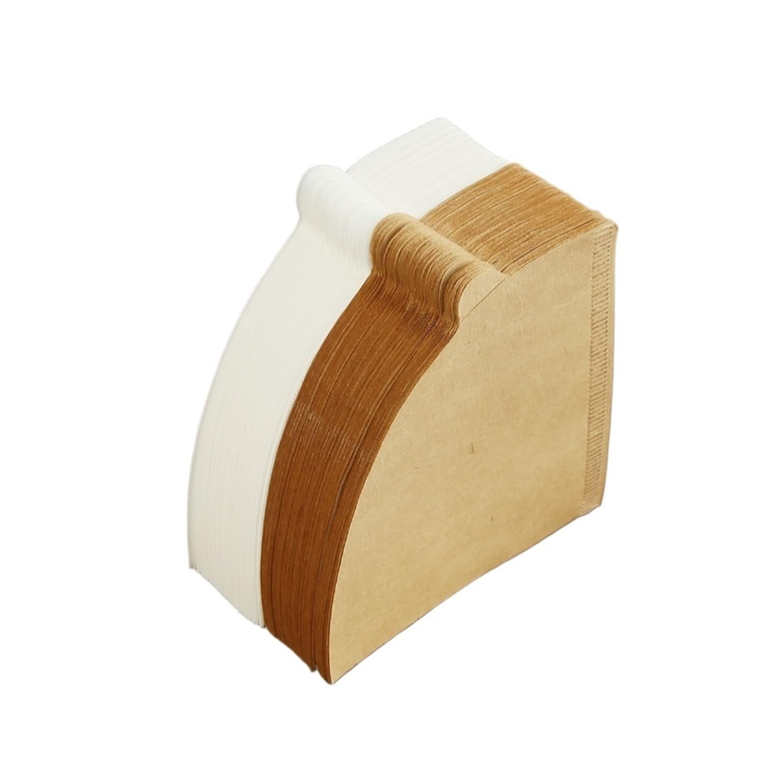 Papel de filtro en forma de cono de pulpa de madera for tazas de goteo manuales S/L, accesorio de filtro de papel de café de goteo natural(Brown 300 pcs,#S (Serves 1-2))