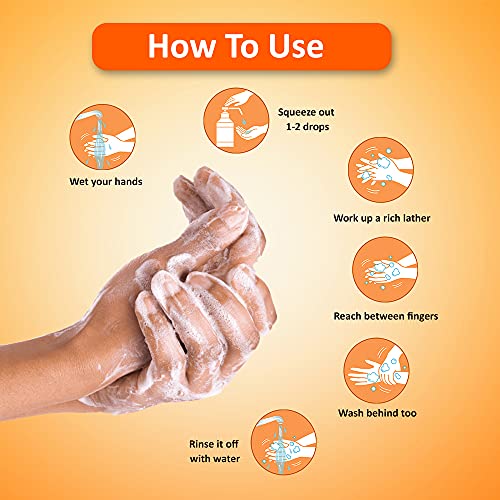 Image of Omeo Calendula Handwash Liquid Pump Bottle + Refill Pack Pouch (200ml+180ml X 2) for Germs Free, Soft & Moisturized Hand with Aloe Vera & Calendula | Tough on Germs & Dirt | Hand Wash Safe for All Types Skin, Daily Use