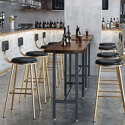 Tabouret de bar industriel dossier confort pour eviter le mal de dos
