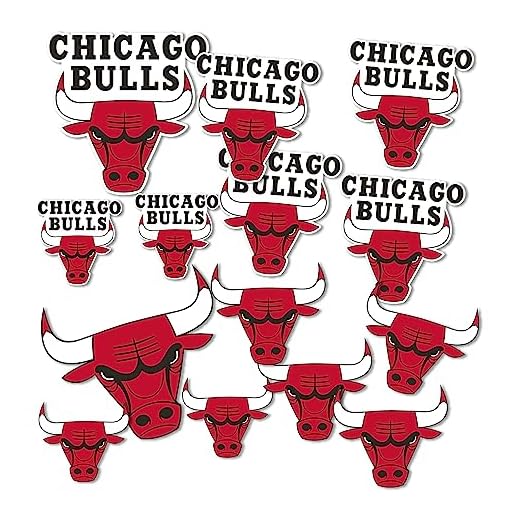 Chicago Bulls NBA Officially Licensed Sticker Vinyl Decal Laptop Water Bottle Car Scrapbook (Type 1-1)