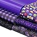 David Angie Halloween Theme Faux Leather Sheet Assorted Synthetic Leather Fabric 6 Pcs 7.9