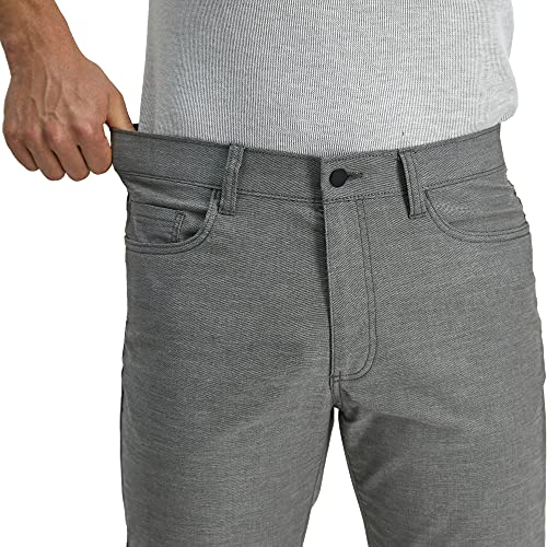 Haggar Men's The Active Series Big and Tall Straight Fit Stretch Pants2