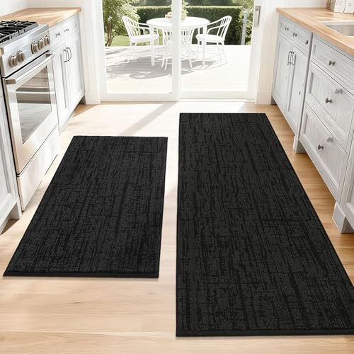 COSY HOMEER Non-Slip Kitchen Rugs 24x36+24x60