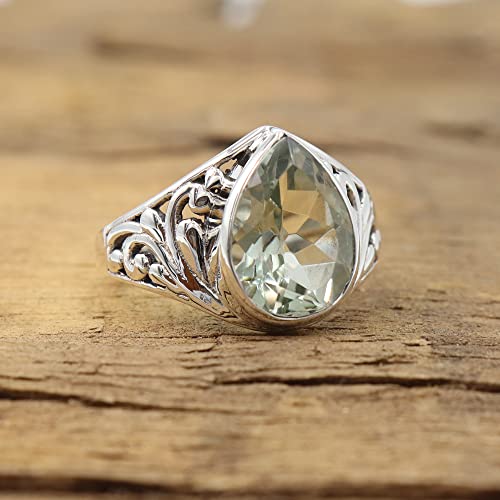 Bague améthyste verte : le cadeau pour elle idéal - 3