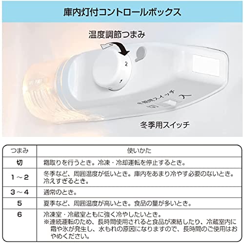 ノーブランド品 冷蔵庫 90L RCT90WH/E ホワイト の商品画像 7