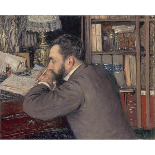 Toile Henri Cordier par Gustave Caillebotte en format 76x101 cm pour une decoration elegante