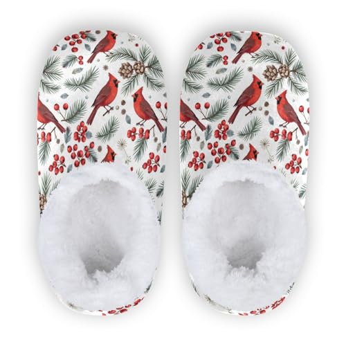 House Slippers Men Woman Indoor Home Slippers Soft Fuzzy Memory Foam Slipper For Winter Bedroom Hotel Travel