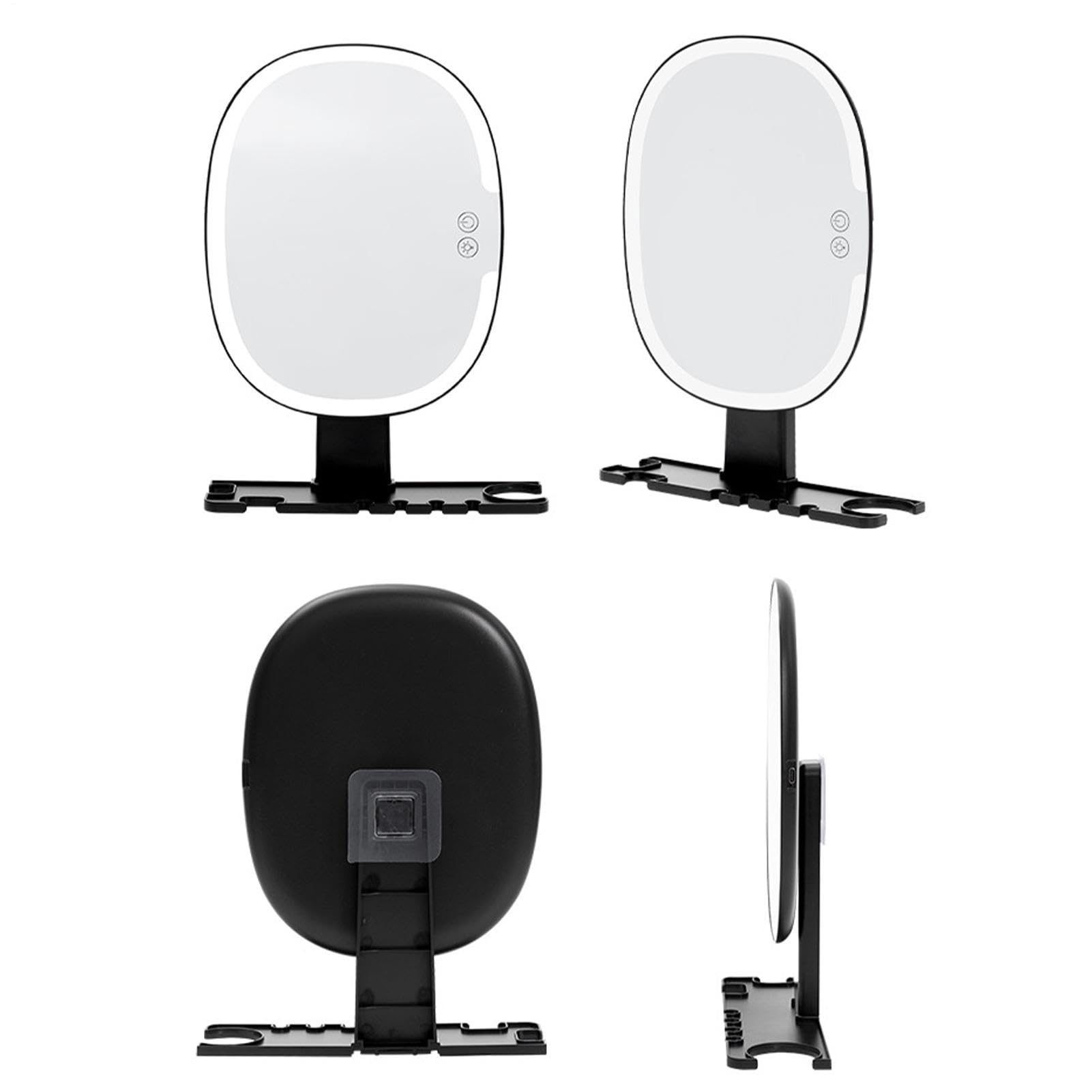 Miroir de rasage pour douche | Anti-buée Touch Control Rechargeable Salle de bain | Miroir de douche incassable pour femme, papa, mari, petit ami, maison, appartement, dortoir, hôtel
