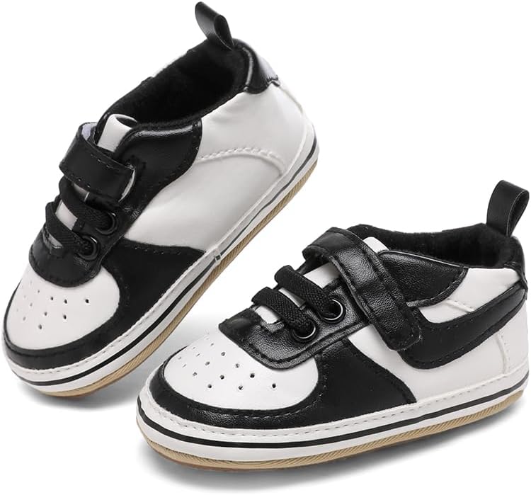 Clowora Unsex Baby Shoes Boys Girls Infant Sneakers Non-Slip Soft Rubber Sole Toddler Crib First Walker Lightweight Shoes - Image 5