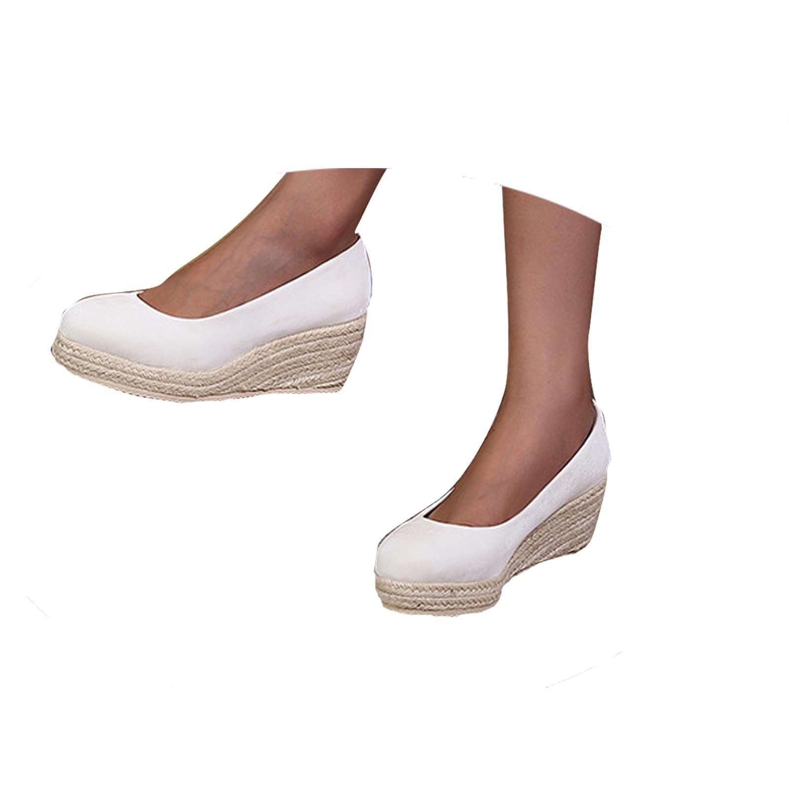 Generico Sandales CompenséEs Femme Confortables LéGèRes AntidéRapantes Semelle Souple Respirantes Chaussures Femme éTé Mode Mules OrthopéDiques Pieds Larges Ville Vacances