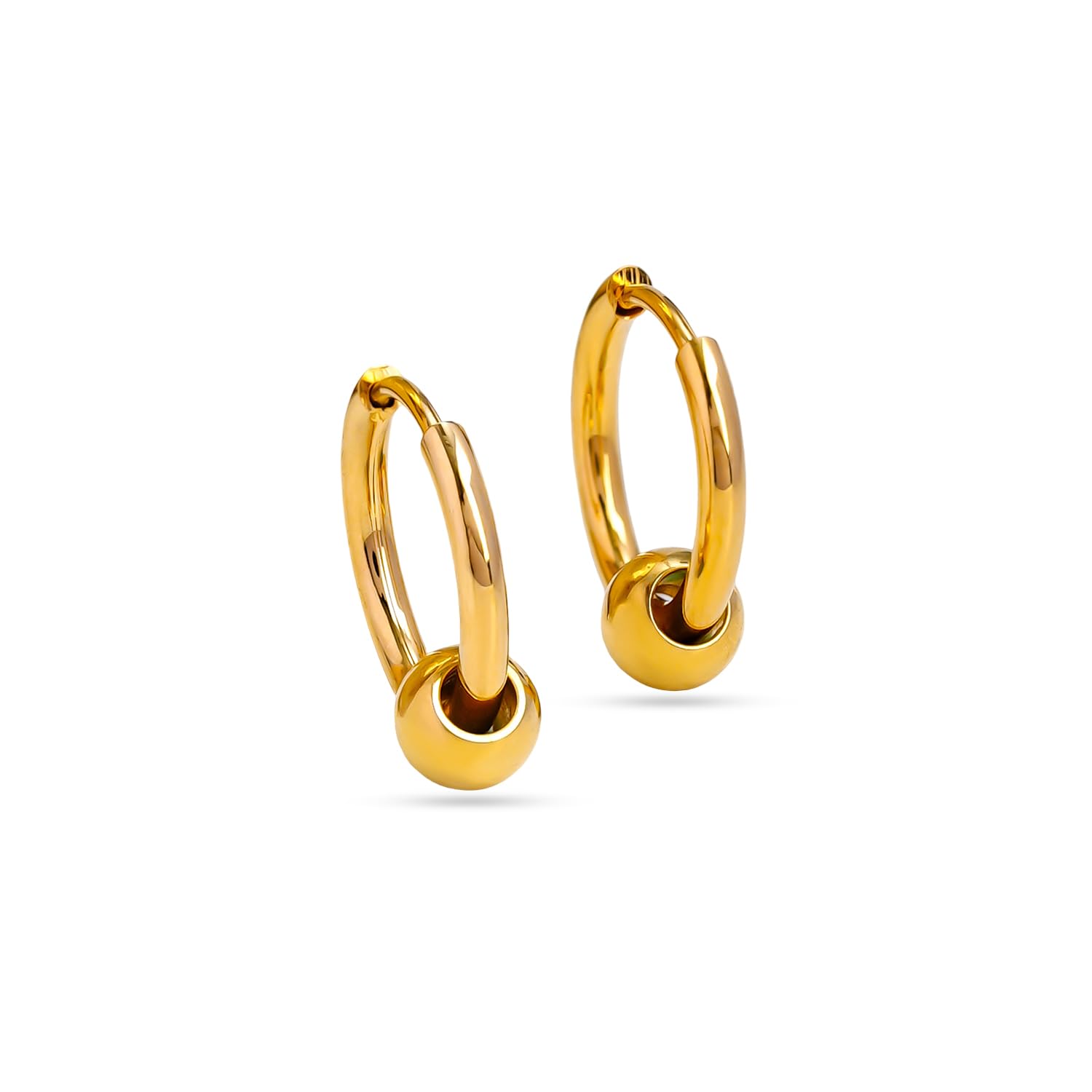 rubans Demi Fine Stainless Steel Hoop Earrings Daily Gift for Women & Girls-picture-4