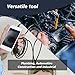 Pixaco Dual Lens Endoscope Camera with Light (1920 * 1440) Inspection Camera with 9 Adjustable LED Lights (16.5 ft) Semi Rigid Cable Borescope for iPhone, iPad, Samsung and Android Devices.