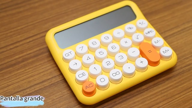 Bonita Calculadora De 12 Dígitos Con Pantalla Lcd Grande Y B | Envío Gratis