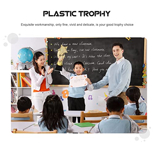 GAFOKI Troféu infantil dourado pequeno para adultos de sala de aula troféus competições lembrancinha