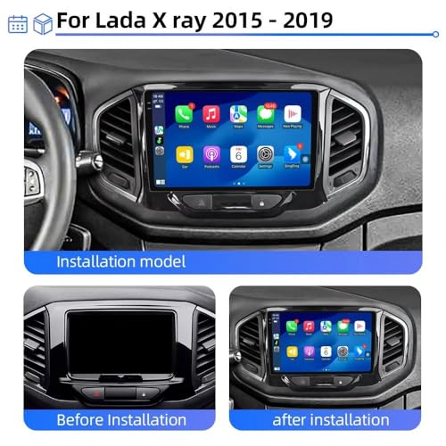 Android Auto Inalámbrico para Lada X Ray: Pantalla de Coche 2 DIN que Elimina los Cables 2