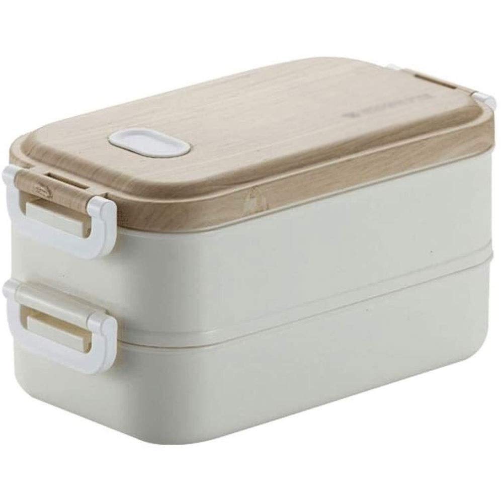 contenitore per il pranzo, Lunch Box Bento(White,Single 800ml)