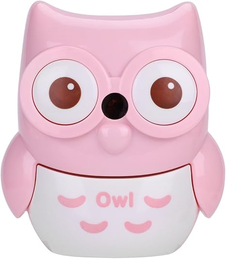 鉛筆削り 手動 シャープナー 鉛筆削り器 女の子 男の子 かわいい えんぴつけずり フクロウ アニマル キャラクター 6 8mm鉛筆 色鉛筆 製図 鉛筆用削り具 画材用具 オフィス 文房具 大人 子供 学用品 入学 新学期 プレゼント ピンク 鉛筆削り 文房具 Amazon