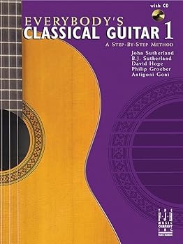 Paperback Everybody's Classical Guitar 1 A Step By Step Method (Everybody's Guitar Method) Book