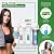 Rotek Reverse Osmosis Alkaline pH+ Water Filter Set | 10 Replacement Filters with 100 GDP Membrane | 1 Year Supply | Under Sink RO Water Filter | PP, GAC, CTO, ROM, PC, ALK | Universal 10 Inch Size