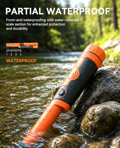 Image of SUNPOW Metal Detector Pinpointer for Adults & Kids - Waterproof Handheld Pin Pointer Wand - High Sensitivity 360 Detection - Easy to Use 2 Alert Modes - Treasure Pinpointing Finder Probe - OTMD12-C