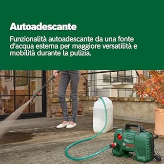 Bosch Idropulitrice ad alta pressione EasyAquatak 120, 1500 W, kit Home and Car incluso, portata max.: 350 l/h, confezione in cartone - Amazon Exclusive