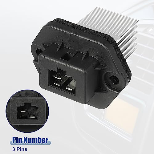 Image of ACROPIX Car HVAC Blower Motor Resistor Heater Fit for Hyundai Tucson 2005-2007 - Pack of 1 Black