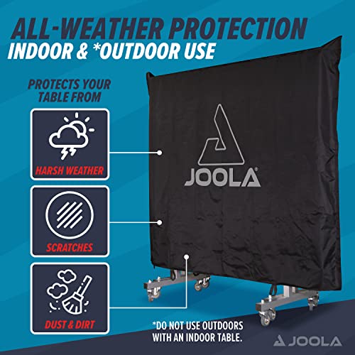 JOOLA Outdoor Ping Pong Table Cover Fits Both Folding Tables & Flat Tables -Heavy Duty Waterproof Cover with PVC Coating- Dual Function, Fits 9x5 Tables in Upright or Down Positions, Indoor & Outside - Image 4