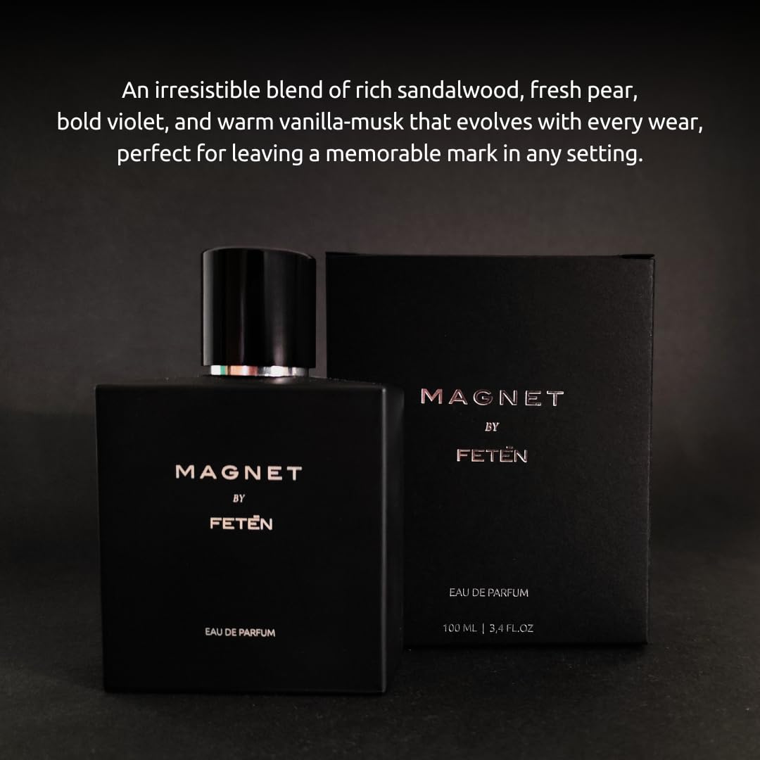Magnet by FETĒN Parfüm für Herren 100ml, Eau de Parfum pour Homme, Fragrance for Men