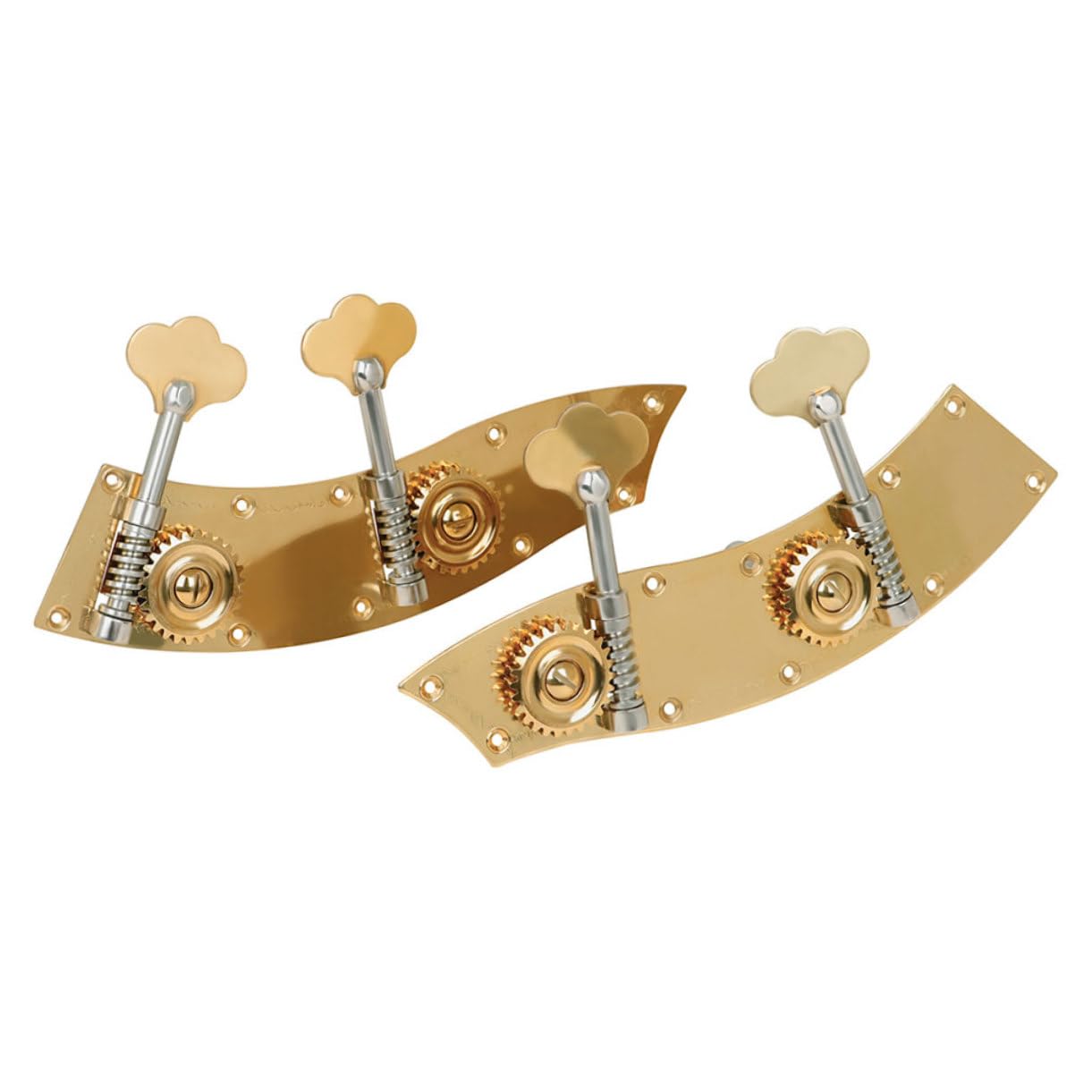 Abaodam 2 pièces Têtes de Violon Basse de Accordeurs Durables Or pour Instruments à Cordes