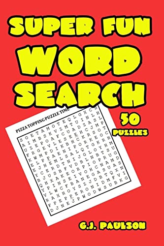 Super Fun Word Search 1522829784 Book Cover