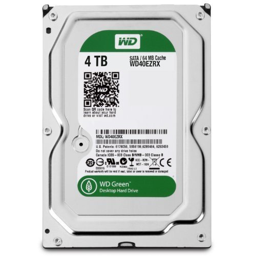 Amazon | WD Green 4TB Desktop Hard Drive: 3.5-inch, SATA 6