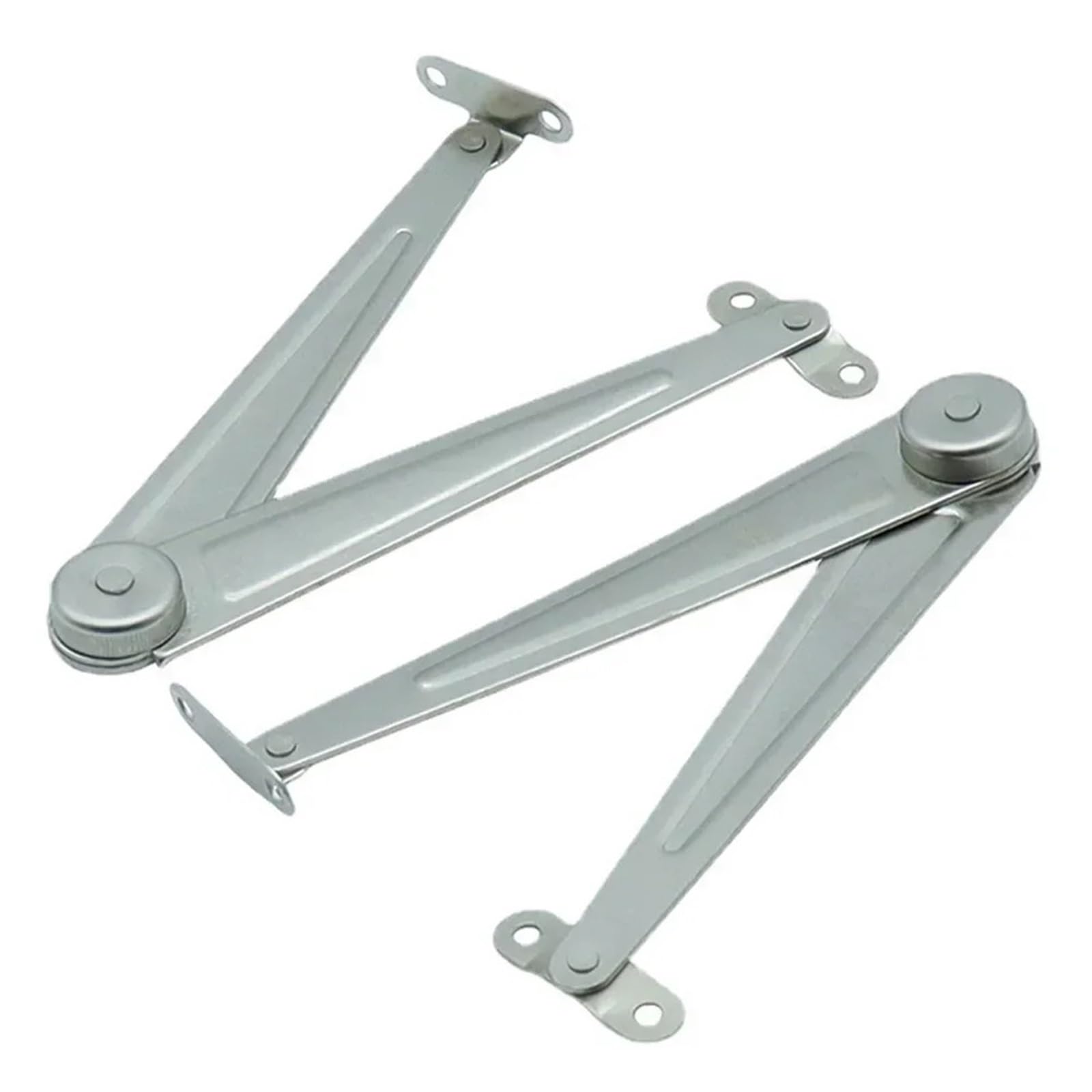 Cabinet Flap Stay Hinge 2Sets Lid Support Hinges Cabinet Door Folding Hinge Kitchen Cupboard Positioning Rod Lift Up Flap Furniture Hardware
