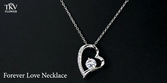 Amazon.com: FLOWER TKV Father to Daughter Necklace from Dad