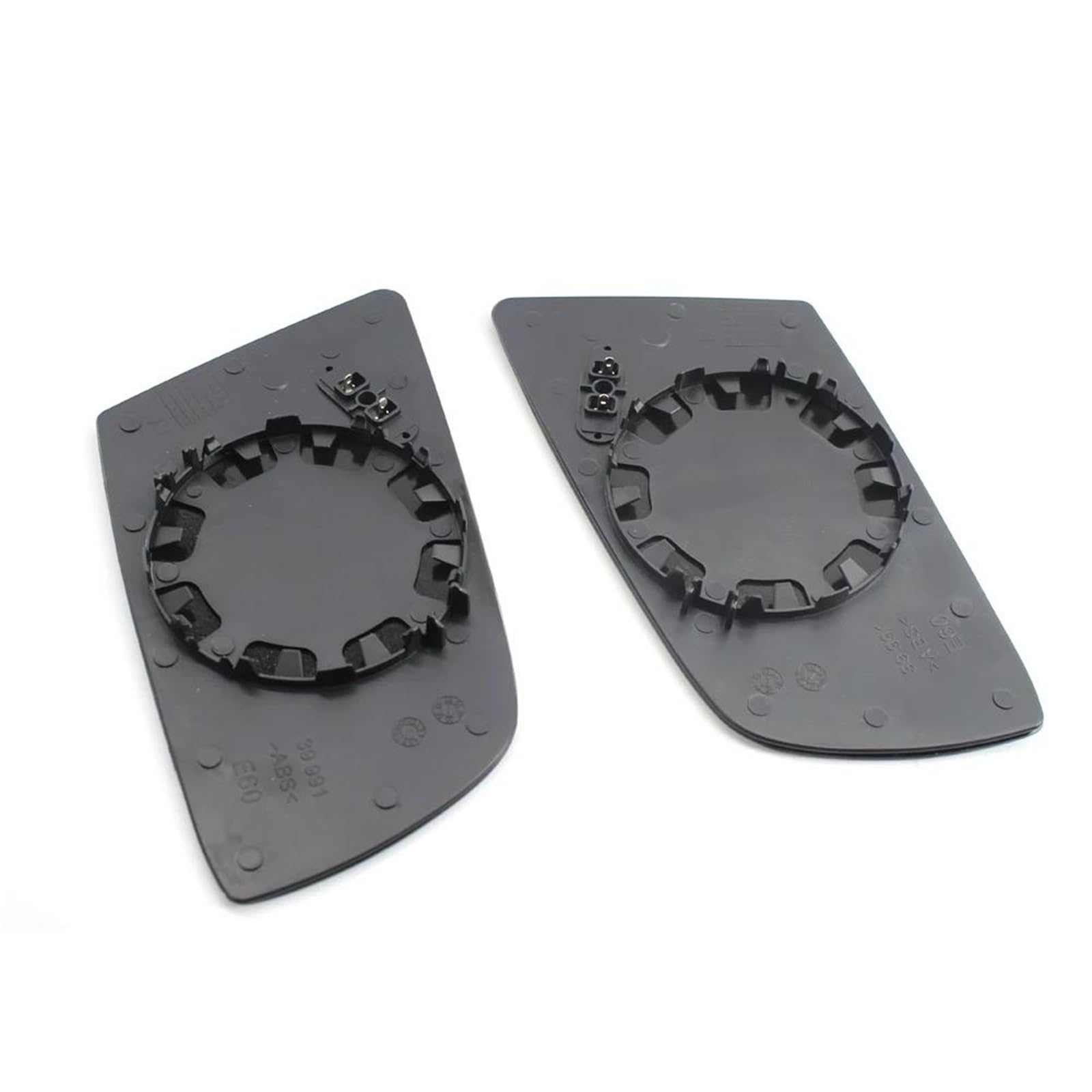 Vetro Specchietto Retrovisore per Serie 5 per E60 per E61 per E63 per E64 2003-2008 Specchietto Retrovisore Esterno Riscaldato Blu Lato Sinistro Destro Grandangolare(A Pair White)