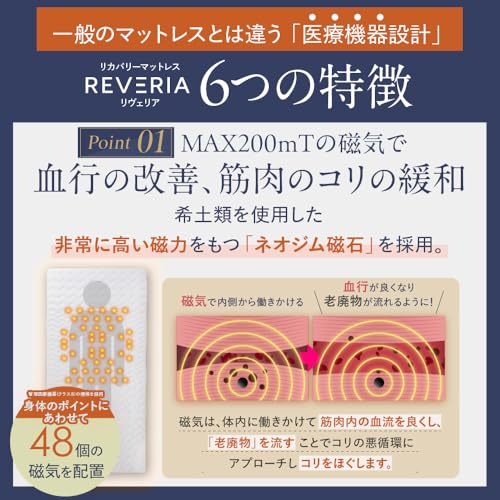 医療機器認証リカバリーマットレス「REVERIA（リヴェリア）」 [2]