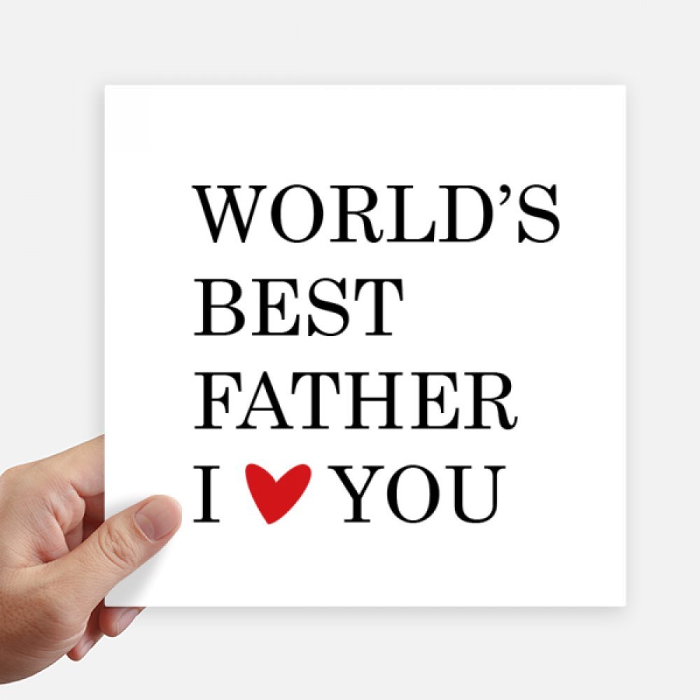 Autocollant citation Papa de 20 cm pour la Fête des Pères, cadeau déco
