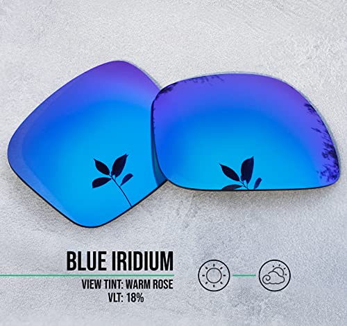 Image of Well-aimed Replacement Lenses Compatible with Oakley Fuel Cell OO9096 Sunglasses - Blue Iridium Polarized