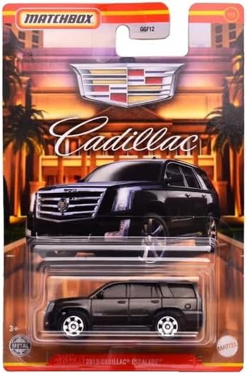 Matchbox 2015 Cadillac Escalade Black 1/12 1:64 Scale