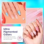Beetles Gel Nail Polish Set, 23pcs Gel Polish Kit, 20 Colors Pink Green Blue Uv Gel Polish with Base Top Coat, All Season Manicure Tools for Beginners Nail Art Home Gift for Women - Image 5