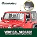 Quadratec Deluxe Hardtop Storage Hoist, Fits Jeep Wrangler JL & JK 07-23, Jeep Hardtop Storage Cart Jeep Hard Top Storage Rack Jeep Hardtop Cart Jeep Top Storage Space-Saving Hardtop Stand with Wheels