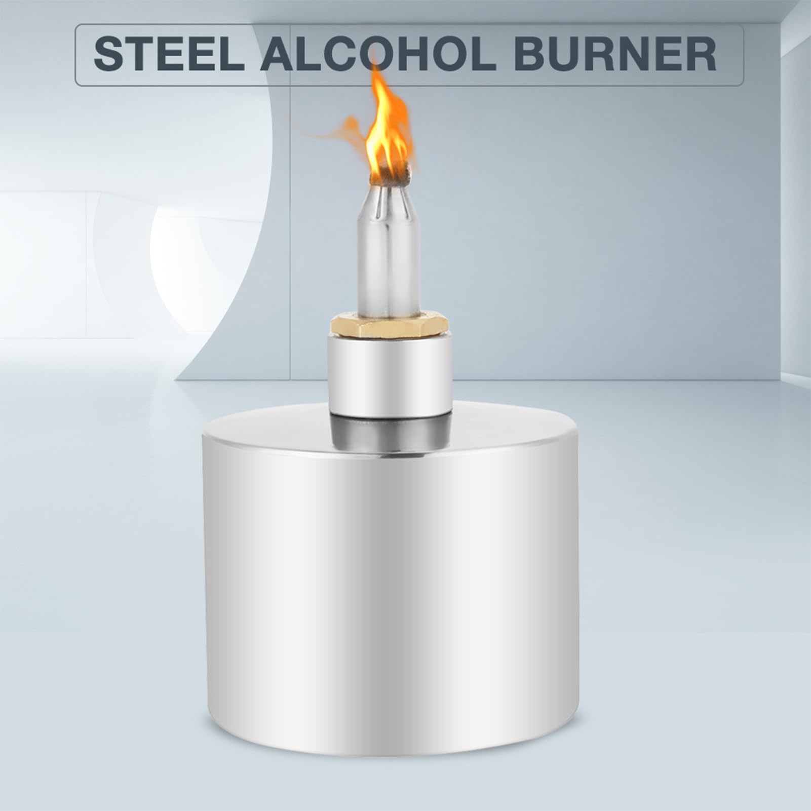Lampada Ad Alcol In Metallo, Bruciatore 30ml, Luce Soffusa Per Esterni, Campeggio E Picnic